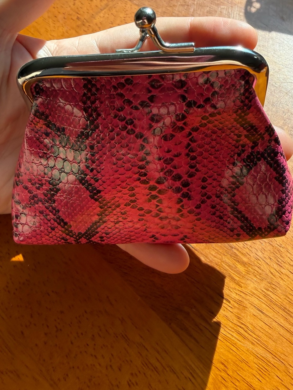 Multicolor Kiss-Lock Coin Purse see pictures